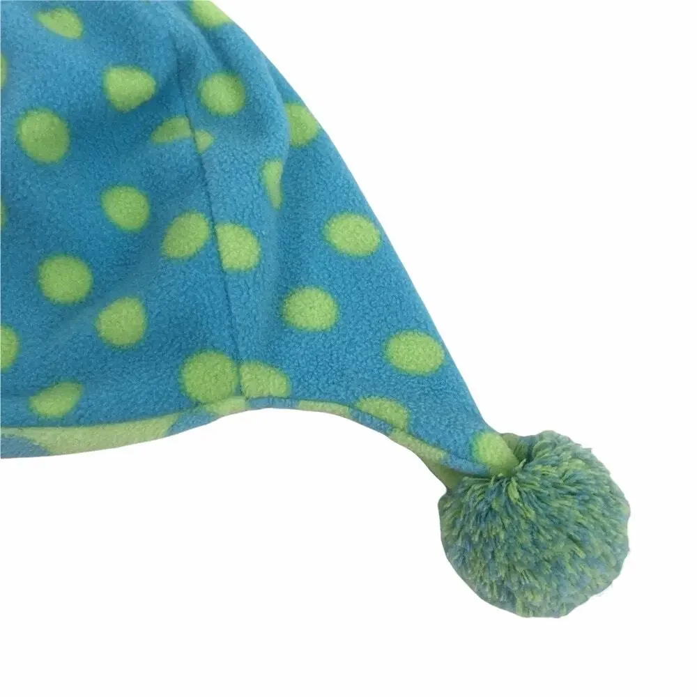 Gap Kids Blue Polka Dots Pom Pom Beanie Size S/M